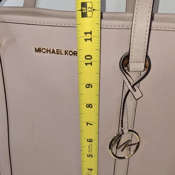 Michael Kors SADY Fawn Leather Bag Notebook Laptop Shoulder 35T7GD4T7L - Picture 11 of 13